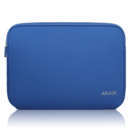 Arvok 11 11.6 Inch Water-resistant Neoprene Laptop Sleeve Bag/Notebook Computer Case/Tablet Briefcase Carrying Bag/Pouch Skin Cover For Acer/Asus/Dell/Fujitsu/Lenovo/HP/Samsung/Sony/Toshiba(Dark Blue)