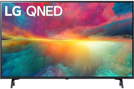 LG QNED75 55-Inch QLED NanoCell 4K Smart TV - Quantum Dot Nanocell, AI-Powered, Alexa Built-in, WebOS, Game Optimizer, Dynamic Tone Mapping, Magic Remote, 55" Television (55QNED75URA, 2023)