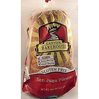 Canyon Bakehouse 7 Grain San Juan Bread, Gluten-Free, 18 oz (Frozen)