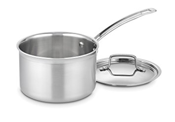 Cuisinart MCP193-18N MultiClad Pro Stainless Steel 3-Quart Saucepan with Cover