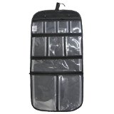 Household Essentials Hanging Cosmetic and Grooming Travel Bag Black