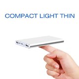 POLANFO 20000M Universal Ultra Compact 20000mah Power Charger External Battery Pack Portable Charger Power Bankfor iPhone 6 Plus 5S 5C 5 4S iPad Air mini Galaxy S6 S5 S4 S3 Note 4 3 2 Tab 4 3 2 Pro Nexus 4 5 7 10 HTC One One 2 M8 LG G3 MOTO X G most other Phones and TabletsSilver