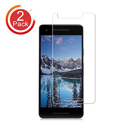 [2-Pack] Google Pixel 2 Screen Protector,BBInfinite [Tempered Glass] Screen Protector with [9H Hardness] [Crystal Clear][Full Screen Coverage][Easy Bubble-Free Installation]