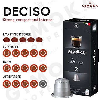 100 Nespresso Compatible Coffee Capsules - Gimoka Coffee (2. DECISO)