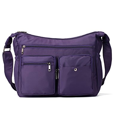 Women Nylon Shoulder Bag Waterproof Crossbody Bags For Women Messenger Purses Multi Pocket