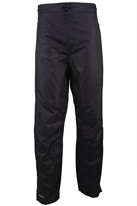 Mountain Warehouse Spray Mens Waterproof Trousers - Breathable, Rip Stop IsoDry Fabric with Taped Seams, Mesh Lined & Half Zip Leg Design - Great for Cycling