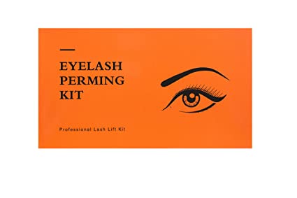 BAISIDAI Professioanl Eyelash Eye Lashes Eyelashes Curling Perming Curler Curl Extra Longer Glue Perm Box Full Kit Set B-27, Orange, XL