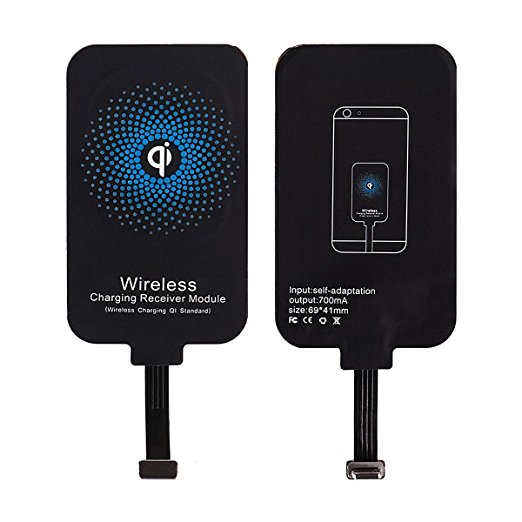 iPhone Qi receiver, SUPVIN® Universal Qi Standard Wireless Charging Receiver Module Patch for Iphone 5S/5/5C/6S/6Plus/6SPlus