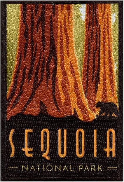 Sequoia National Park Patch General Sherman Tree Travel Embroidered Iron On