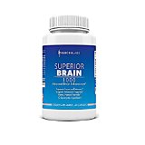 Superior Brain Function Booster  Top Brain Supplement  Enhance Your Focus Alertness Memory  Premium Nootropic Blend  60 Count