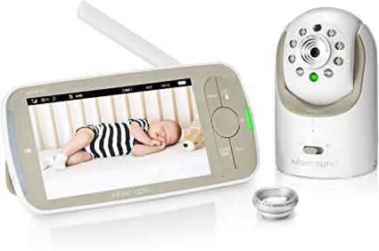 Infant Optics DXR-8 PRO Baby Monitor with 5" Screen, HD (720P) Resolution, and ANR