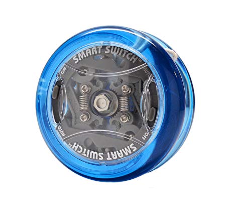 Yomega Power Brain XP yoyo - Includes synchronized clutch and a smart switch which enables players to choose between auto-return and manual styles of play. Beginner and Intermediate Level. (colors may vary)