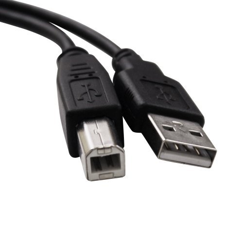 ReadyPlug USB Cable Compatible with Canon PIXMA MX922 Printer (25 Feet, Black)