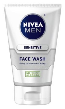 NIVEA MEN Sensitive Gentle Cleansing Face Wash 5 oz Tube