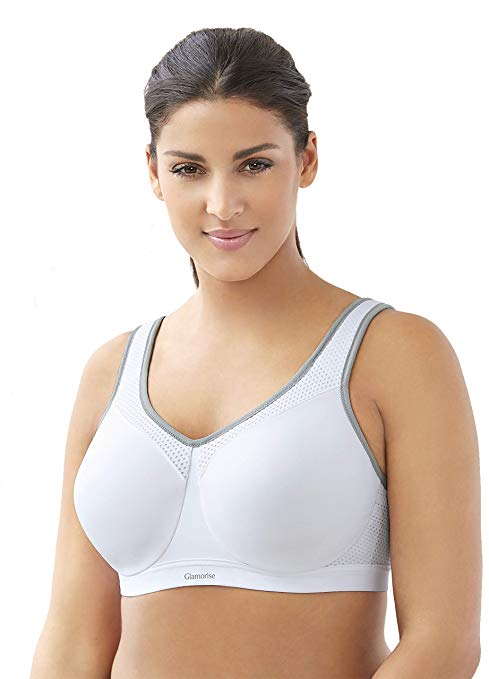 Glamorise Women's Full Figure High Impact Wonderwire Sports Bra #9066