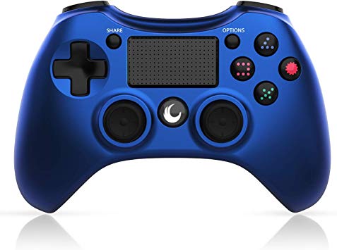 PS4 Controller, Wireless Controller for Playstation 4, Dual Shock 4 Wireless Controller Touch Panel Joypad Dual Vibration Game Remote Control Joystick