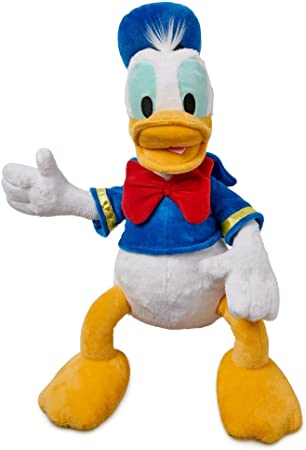 Disney Store Official Donald Duck Medium Soft Plush Toy, Medium 15 3/4 inches, Cuddly Classic Toy Character in Classic Sailor's Outfit, Suitable for All Ages