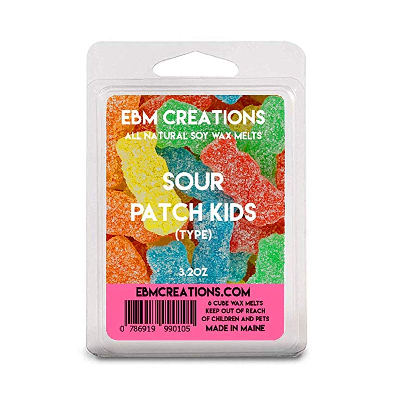 Sour Patch Kids (Type) - Scented All Natural Soy Wax Melts - 6 Cube Clamshell 3.2oz Highly Scented!