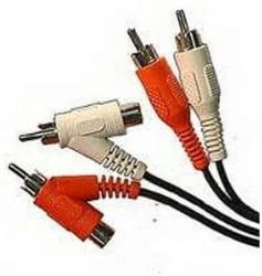 RCA Shielded Stereo Piggyback Jumper Cable - 6' : CA69