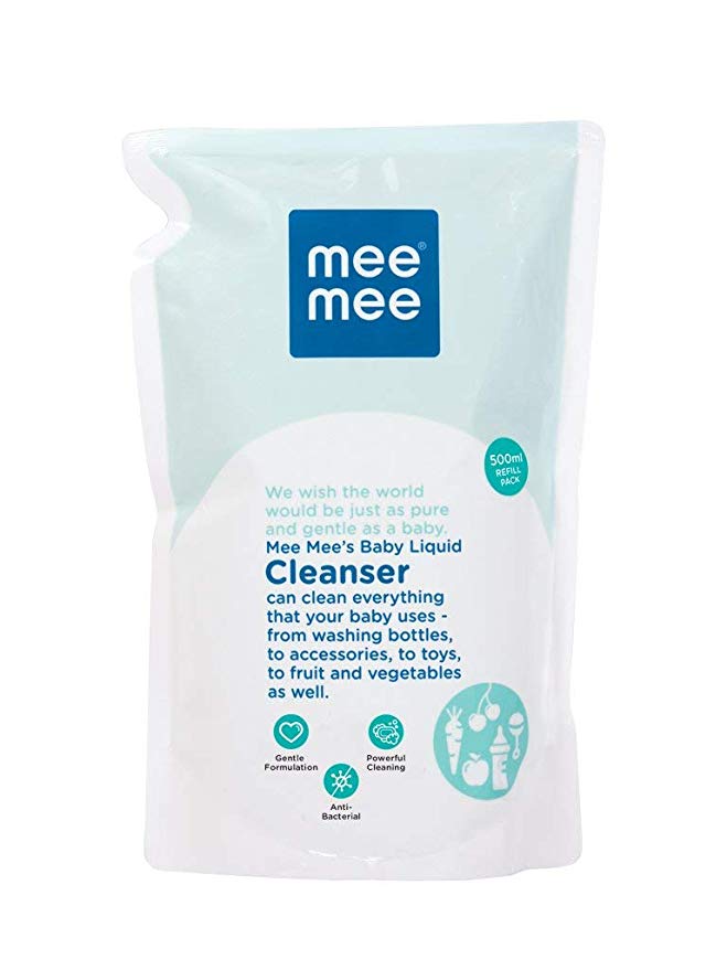 Mee Mee Anti Bacterial Baby Liquid Cleanser, 500ml