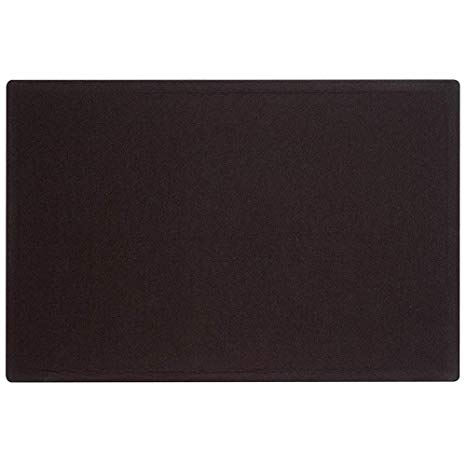 Quartet Bulletin Board, 4' x 3', Frameless, Fabric, Black (7684BK)