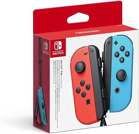 Nintendo Switch Joy-Con Controller Pair (Neon Red/Neon Blue)