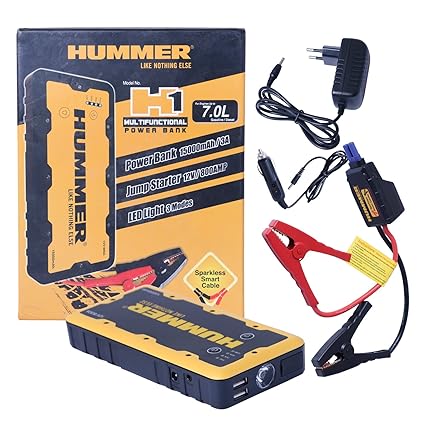 Hummer H1 Multifunctional Power Bank 15000mAh / Jump Starter/Booster Cable/Jumper Cable/LED Light