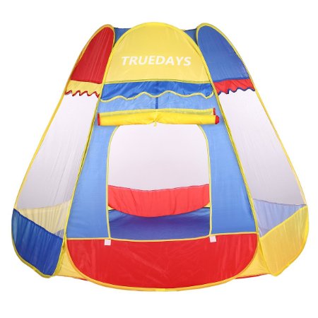 Truedays Kids Play Tent, 59-Inch×59-Inch×45.3-Inch