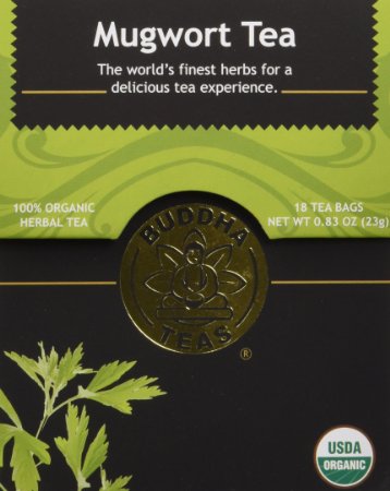 Mugwort Tea - Organic Herbs - 18 Bleach Free Tea Bags