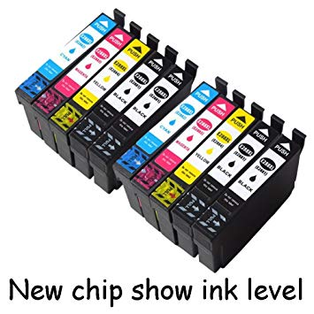 LiC-Store Compatible 288XL Ink Cartridges Remanufactured for Epson 288 288XL for use in Epson Expression XP-330 XP-340 XP-430 XP-434 XP-440 XP-446 Printers (4BK 2M 2Y 2C) 10PK