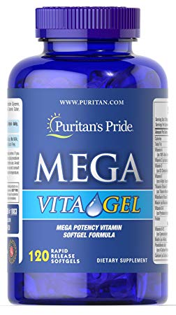 Puritan's Pride Mega Vita Gel-120 Softgels