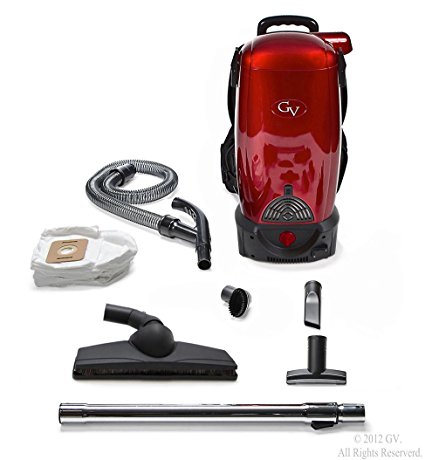 GV 8 Qt Quart Commercial Pro Cordless Battery Powered HEPA Backpack Back Pack Vacuum Loaded w 2 yr warranty Lithium Ion