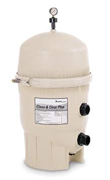 Pentair 160310 Clean & Clear Plus Fiberglass Reinforced Polypropylene Tank Cartridge Pool Filter, 240 Square Feet, 90 GPM (Residential)