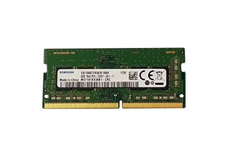 Samsung 8GB DDR4 PC4-19200, 2400MHz, 260 PIN SODIMM, CL 17, 1.2V, ram memory module, M471A1K43BB1-CRC