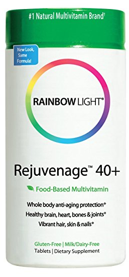 Rainbow Light Rejuvenage 40  Multivitamin, 60-Count