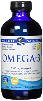 Nordic Naturals, Omega-3, Lemon, 8 fl oz (237 ml)