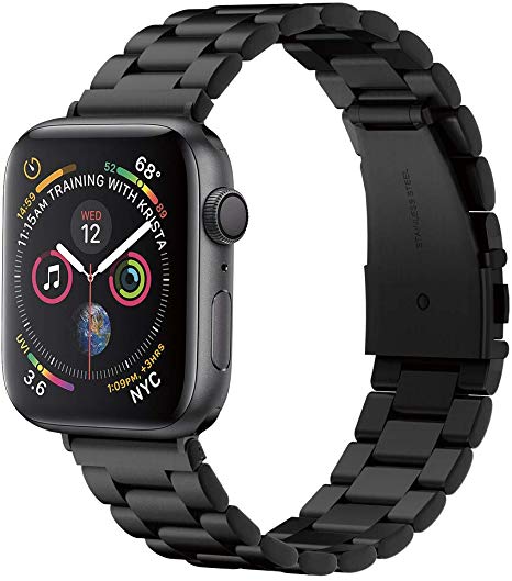 Spigen Modern Fit Designed for Apple Watch Band for 42mm/44mm Series 5/Series 4/Series 3/2/1 - Black