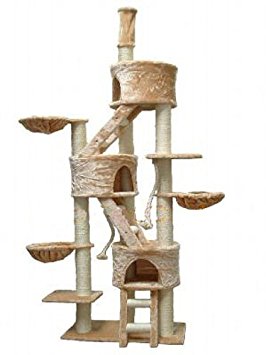 Go Pet Club Huge Cat Tree Beige Color