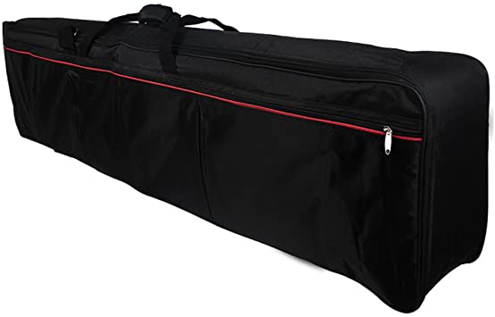 ammoon 88-Key Portable Keyboard Electric Piano Padded Case Gig Bag Oxford Cloth