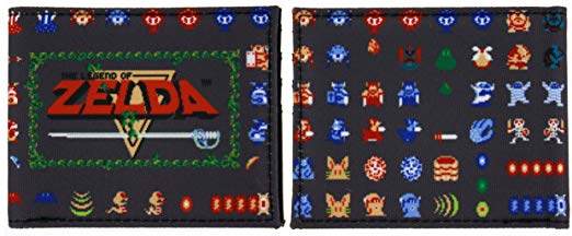 Nintendo Zelda Pixel Sublimated Bi-Fold Wallet