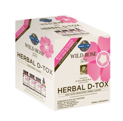 Garden of Life Wild Rose Herbal D-Tox Kit 12 Day