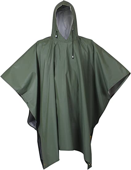 O.D. Rubber Poncho