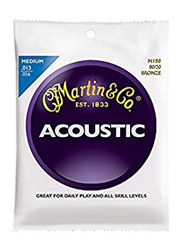 Martin M150 80/20 Bronze Round Wound Medium Acoustic Guitar Strings