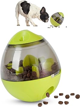 YOUMI Dog Treat Dispensing Ball, Interactive Dog Ball with Slow Feeder Training for S/M/L Aggressive Chewers Breed