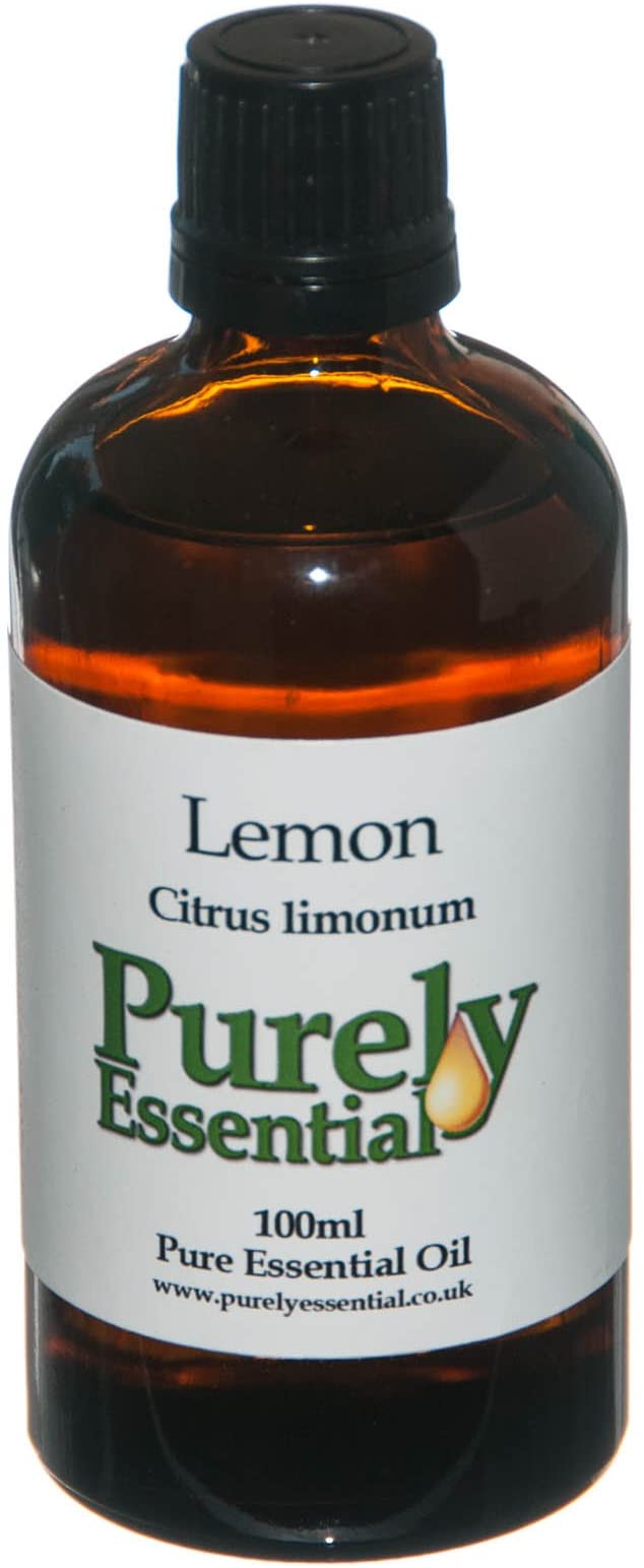 Lemon Essential Oil 100ml Pure and Natural, Purely Essential
