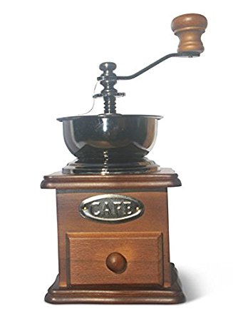 Manual Coffee Grinder - solid Beech wood, 'professional' ceramic burr - SALE PRICE!