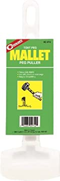 Coghlan's Tent Peg Mallet w/ Peg Puller, Plastic