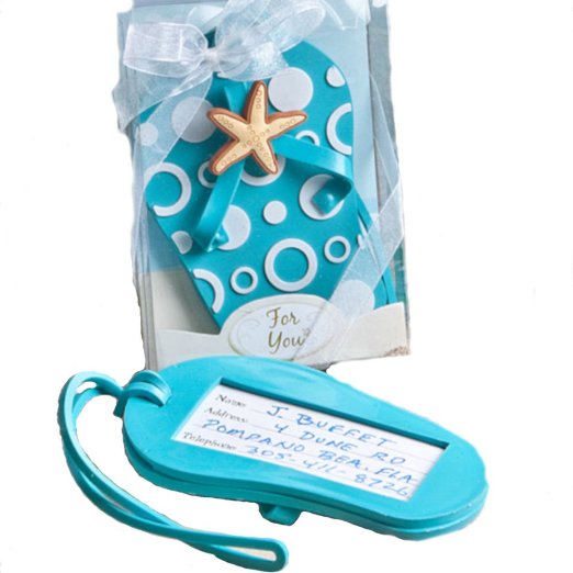 Flip Flop Luggage Tag Favors