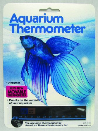 American Thermal Horizontal Aquarium Thermometer