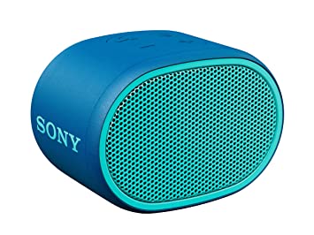 Sony SRS-XB01 Compact Portable Bluetooth Speaker: Loud Portable Party Speaker  - Built in Mic for Phone Calls Bluetooth Speakers - Blue - SRS-XB01